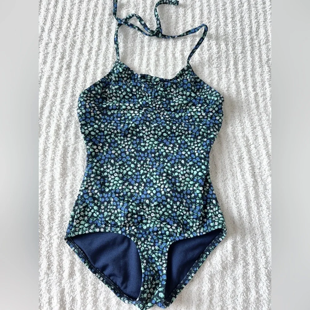 GAP Kids Navy Floral Swimsuit